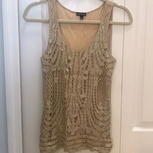 Express Gold Tank Top